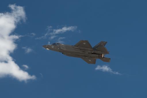 An Israeli F-35I Adir assigned to 140 Squadron