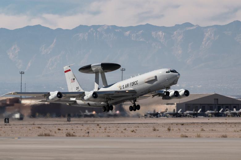 Free stock image of An E-3 Sentry assigned to the 552nd Air Control Wing, created by Aqeela_Image