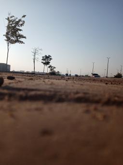 View of the road from below