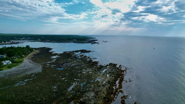 Coastal ocean aerial