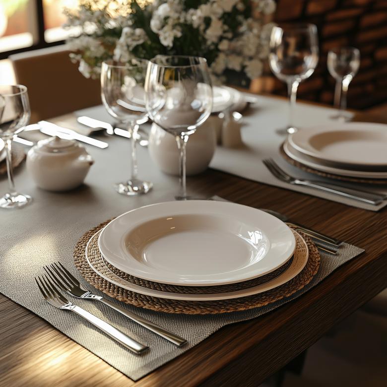 Free stock image of White plate on the dining table created by Ahmad Adeel