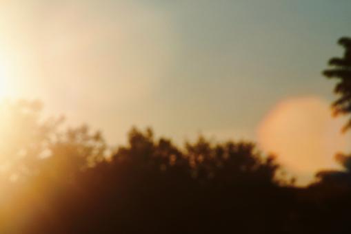 Defocus sun landscape
