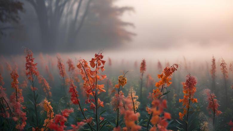 Free stock image of Misty Autumn Morning  created by Infinity Focus