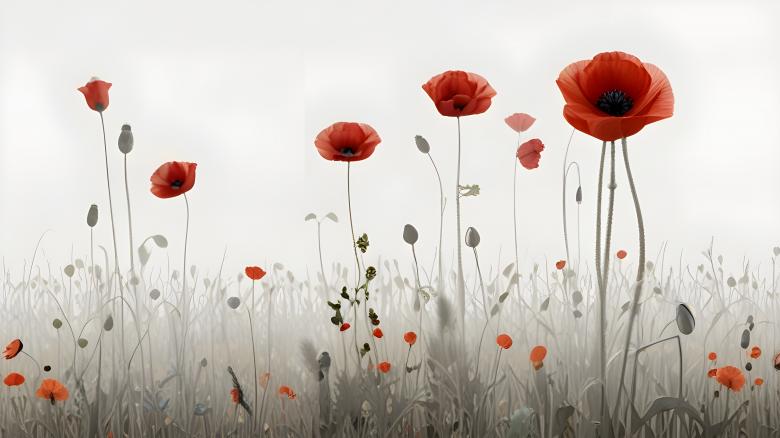 Free stock image of Poppies Blooming in a Cornfield created by Infinity Focus