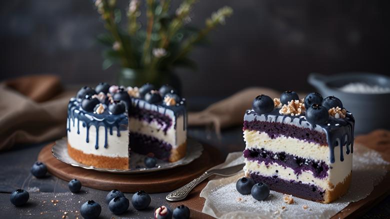 Free stock image of Cake with Cream Cheese Frosting created by Infinity Focus