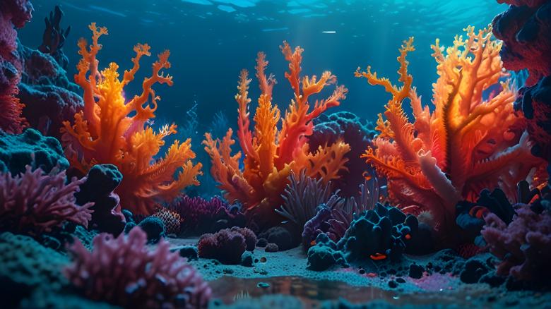 Free stock image of Vibrant Coral Reef created by Infinity Focus