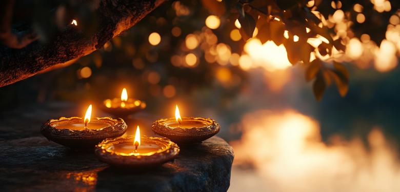 Free stock image of Traditional Diwali Light Decor created by Rizwana Khan
