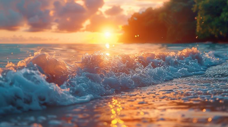 Free stock image of Stunning Ocean View Background created by Rizwana Khan