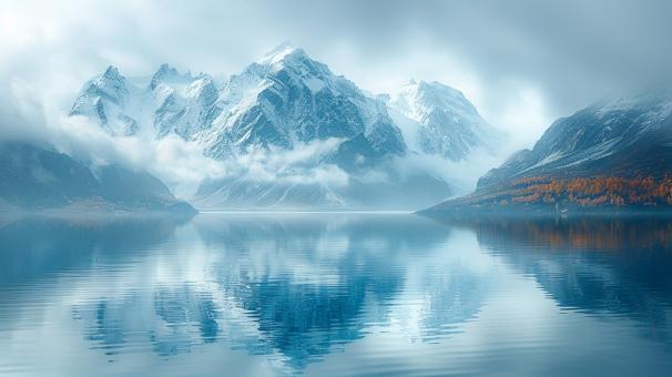 Scenic Snow Mountains - Free Stock Photo