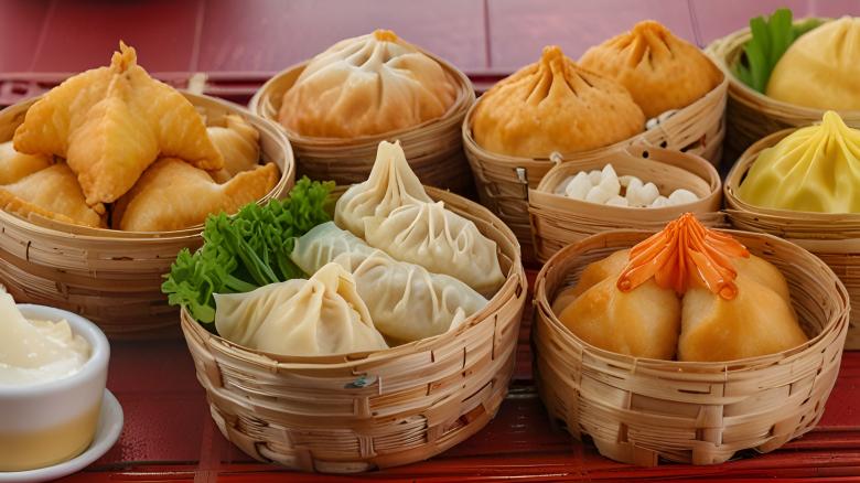 Free stock image of  Dim Sum in Bamboo Baskets created by Infinity Focus
