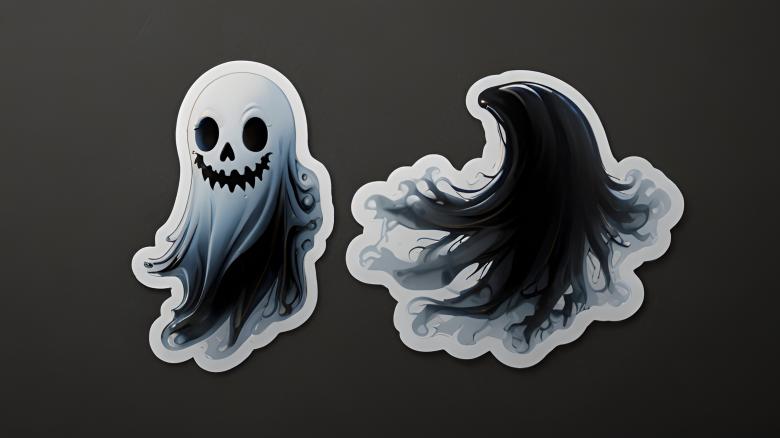 Free stock image of Cute Halloween Ghost Sticker created by Infinity Focus