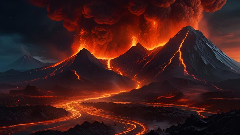 Free stock image of Explosive Volcano Eruption created by Infinity Focus