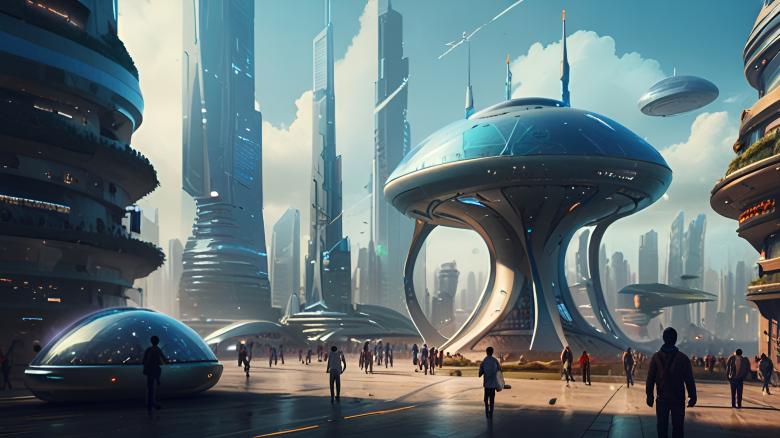Free stock image of Futuristic Cityscape created by Infinity Focus