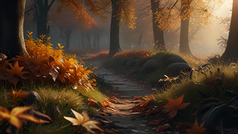 Free stock image of Scenic Autumn Forest created by Infinity Focus