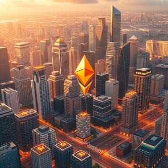 Ethereum-powered smart city with blockchain nodes as energy sources