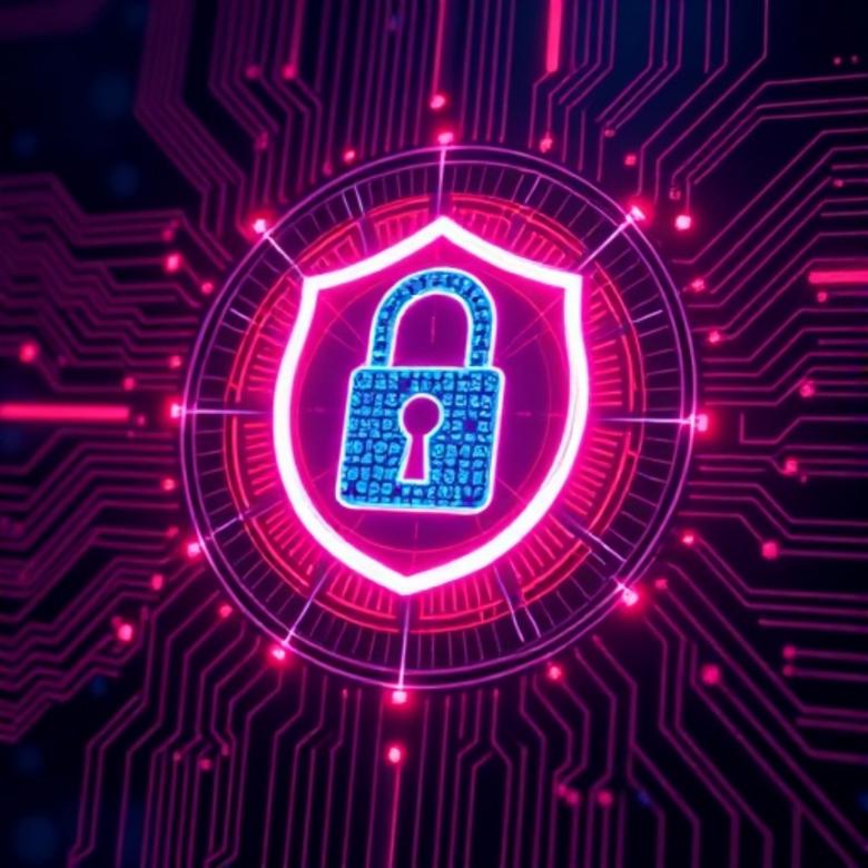 Free stock image of AI cybersecurity defense system blocking a crypto wallet breach created by William David 