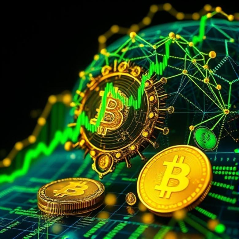 Free stock image of Machine learning AI analyzing complex crypto market patterns created by William David 