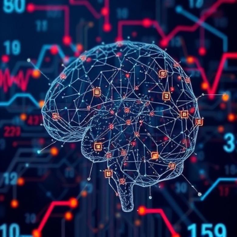 Free stock image of Machine learning AI analyzing complex crypto market patterns created by William David 