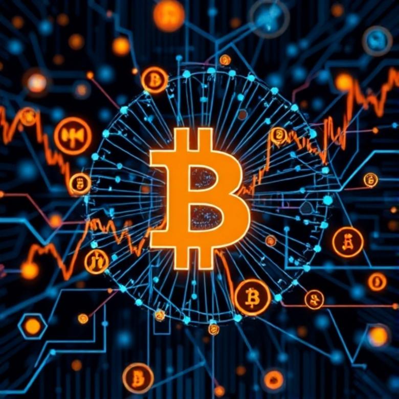 Free stock image of Machine learning AI analyzing complex crypto market patterns created by William David 