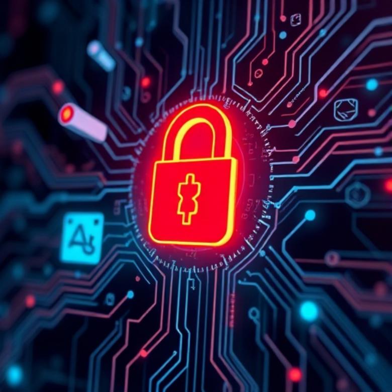 Free stock image of AI cybersecurity defense system blocking a crypto wallet breach created by Adedokun Joel