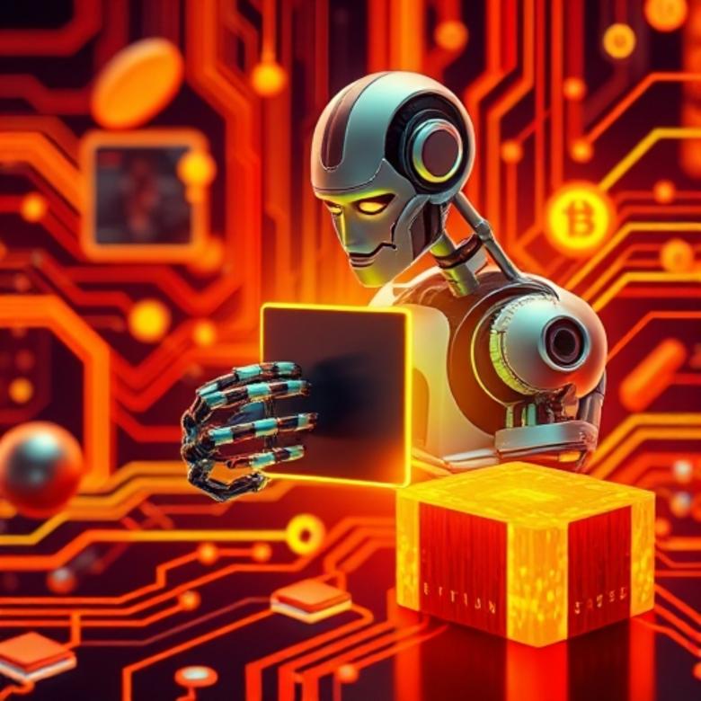 Free stock image of AI cybersecurity defense system blocking a crypto wallet breach created by Adedokun Joel