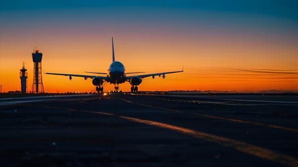 Dusk on the Military Runway