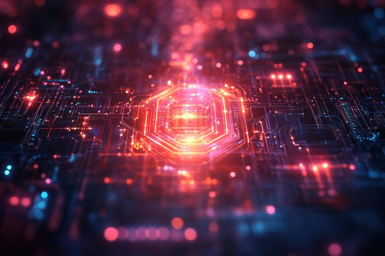 Free stock image of Interactive Binary Glow Background created by ShaKhan