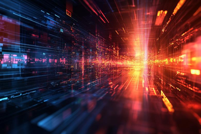 Free stock image of Vibrant Cyber Stream Background created by ShaKhan