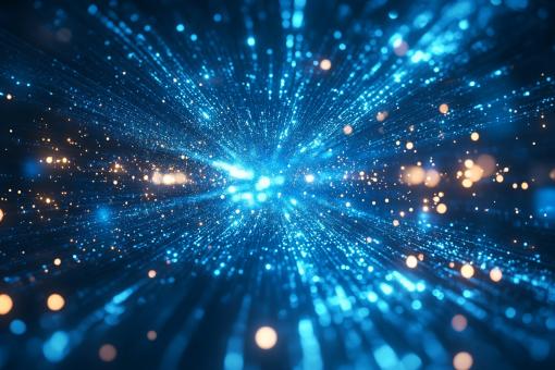 Luminous Cyber Glow Background