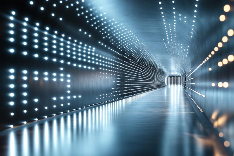 Free stock image of Sleek Glass Tunnel Background created by ShaKhan