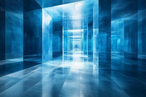 Reflective Passageway Background