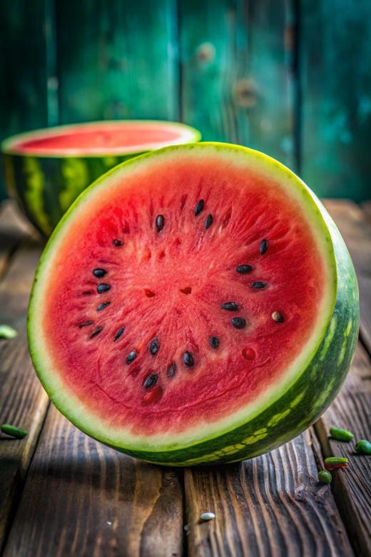 Free stock image of Aesthetic cut watermelon fruit background created by image stock
