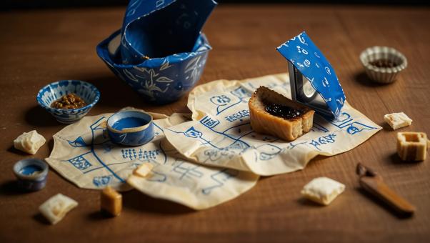 Miniature Mechanics Repairing a Cracked Fortune Cookie with Blueprints