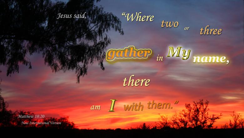 Free stock image of Gather in My Name created by DFNatureAwed