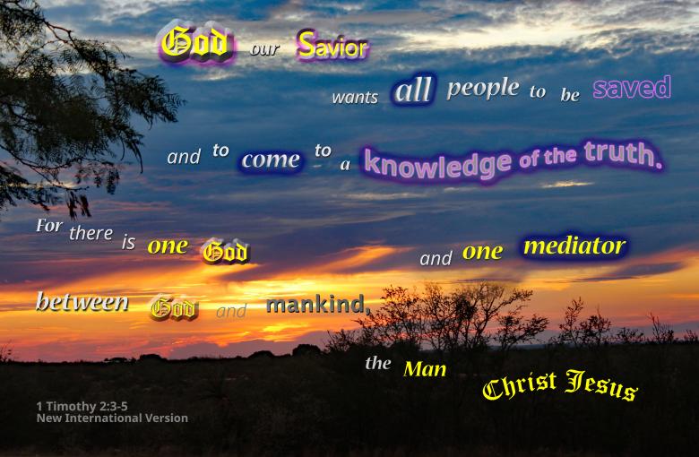 Free stock image of One God and One Mediator created by DFNatureAwed