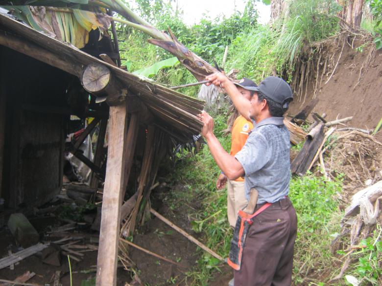 Free stock image of house hit by fallen tree created by bang doel