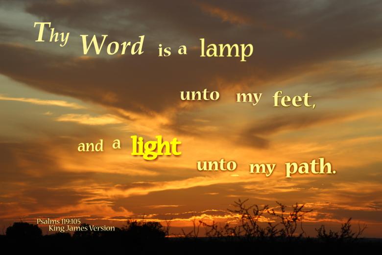 Free stock image of Thy Word is a Lamp created by DFNatureAwed